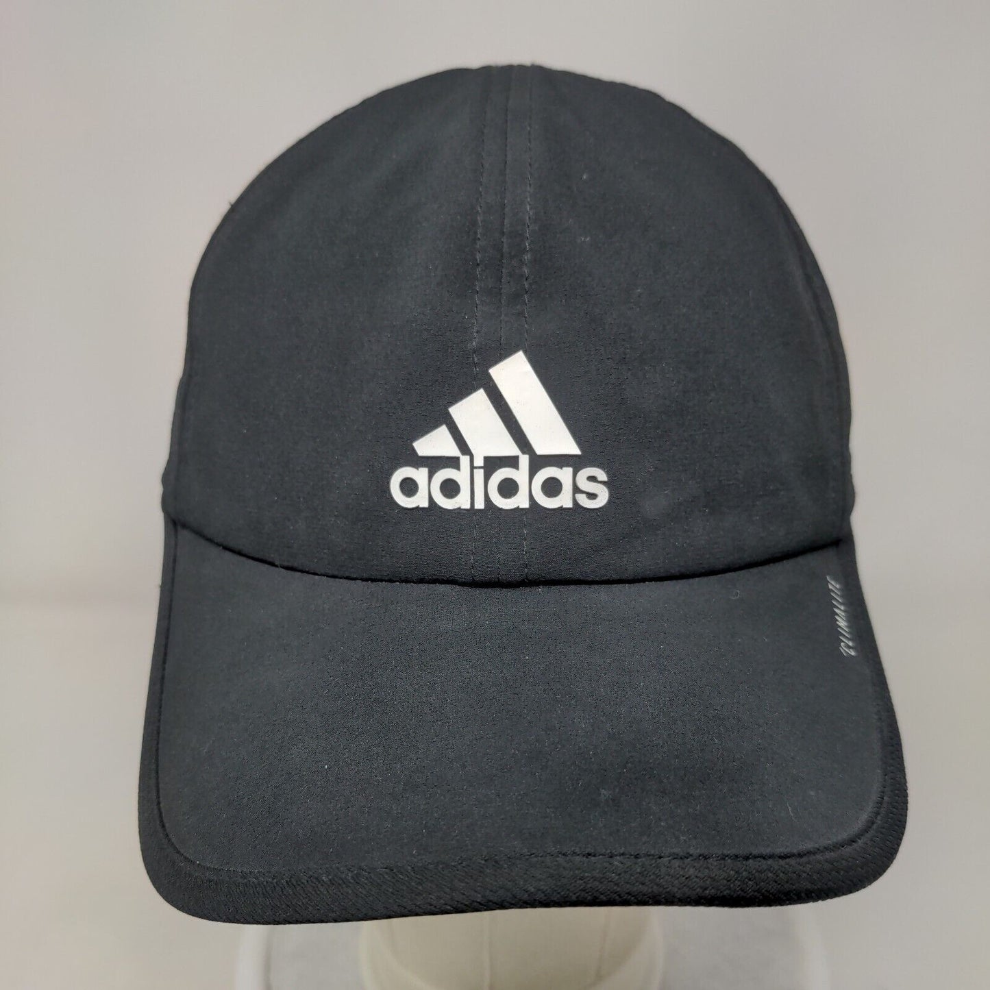 Adidas 3 Stripes Climalite Strapback Hat Black One Size Adjustable