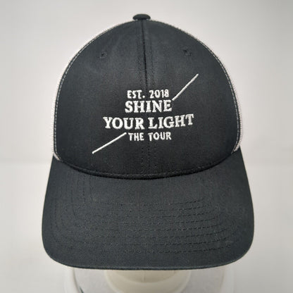 Est. 2018 Shine Your Light The Tour Snapback Trucker Hat Black OS Mesh Yupoong