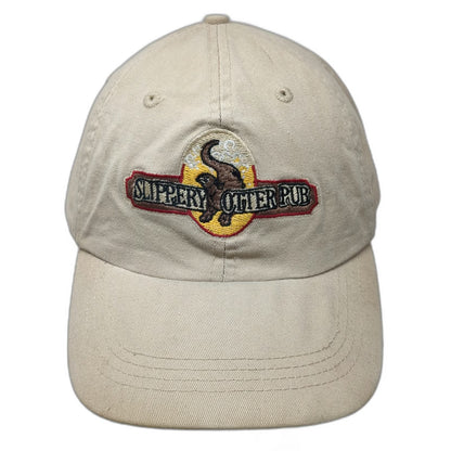 Alternative Baseball Cap Beige One Size Slippery Otter Pub West Yellowstone Hat
