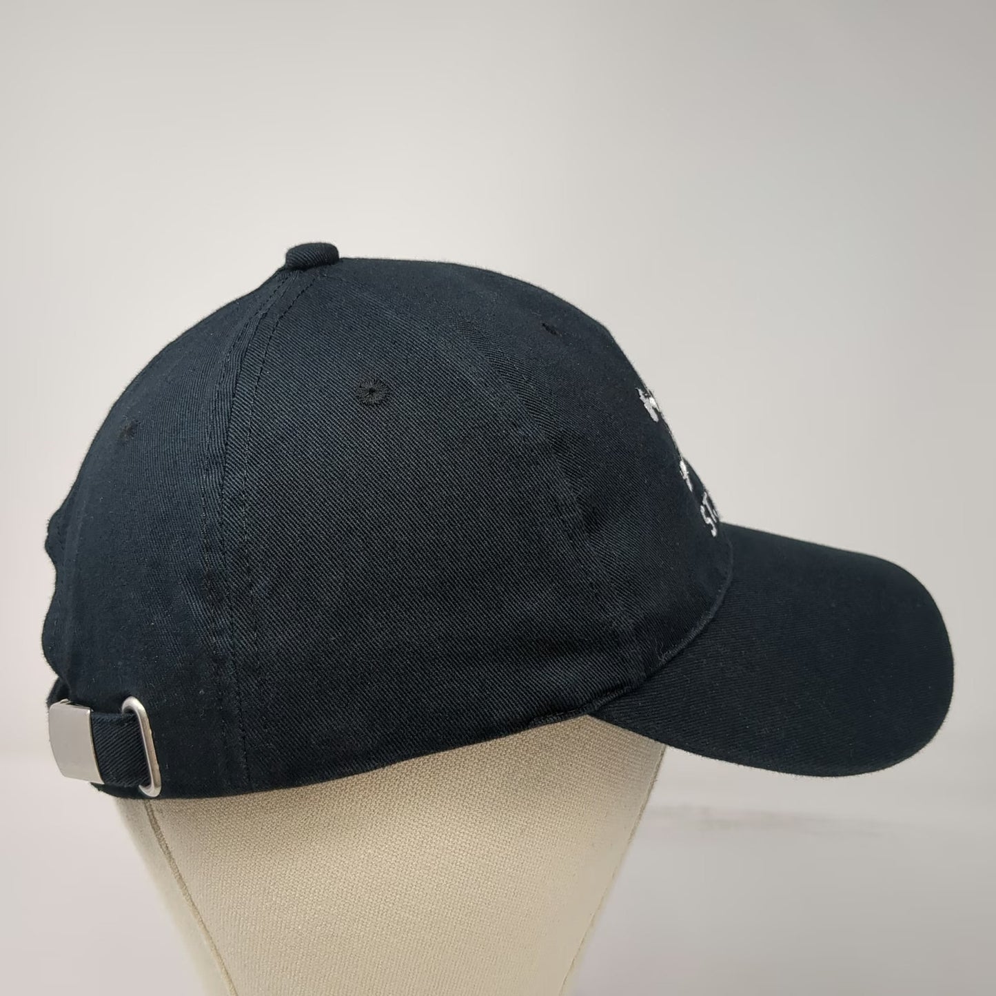 St. Pauli Baseball Cap Black One Size Skull Crossbones Organic Cotton Slide Hat