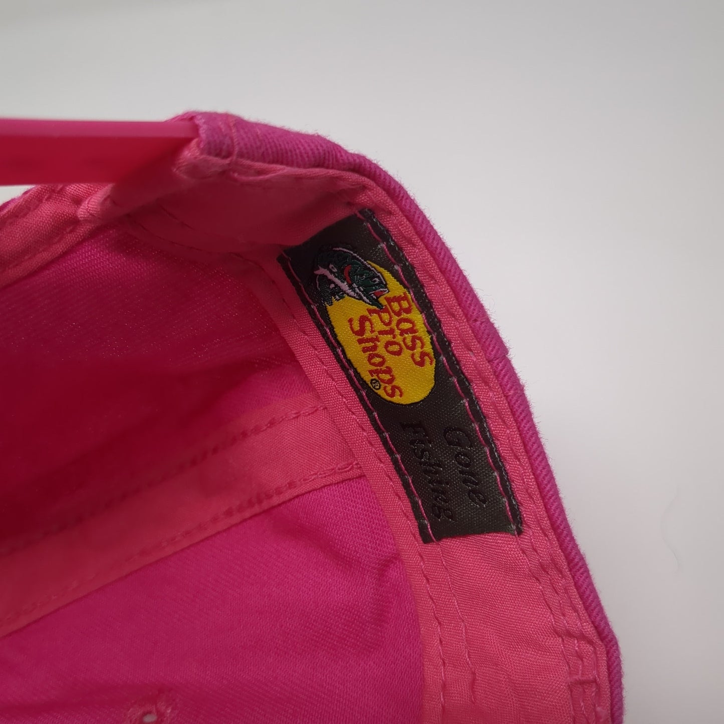 Cabela's Snapback Hat Pink One Size Embroidered Adjustable Bass Pro Shops