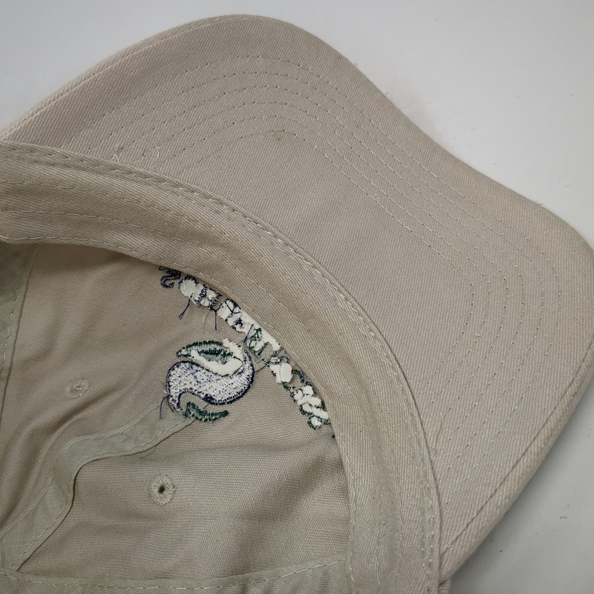 Queensboro Baseball Cap Beige One Size Schur Success Group Logo Adjustable Hat