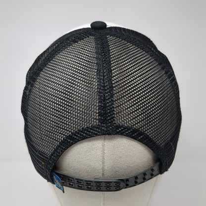 Live Aloha Snapback Mesh Back Trucker Hat Black One Size Colorblock