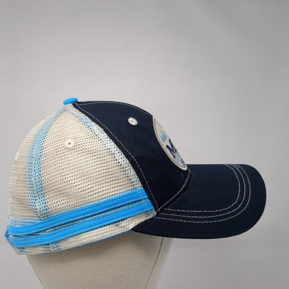 MDF Mule Deer Foundation 1988 Strapback Hat Blue One Size Adjustable Mesh Back