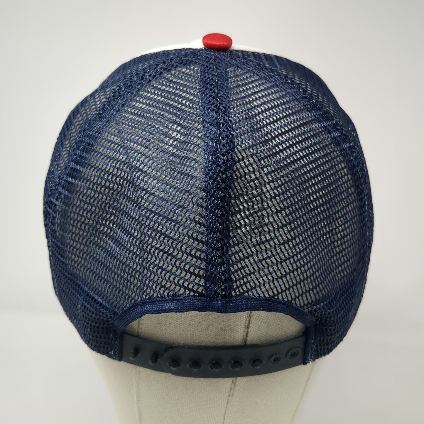 Action Headwear 1984 Los Angeles Olympics Trucker Hat White Red Blue Vintage