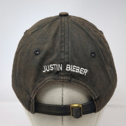 Justin Bieber What Do You Mean? Hat Black One Size Baseball Cap Slideback Logo