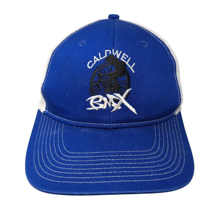 Caldwell BMX Snapback Mesh Back Trucker Hat Blue One Size Mesh Back