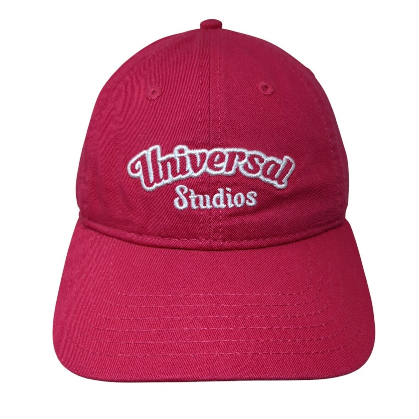 Universal Studios Strapback Hat Pink One Size Adjustable Embroidered