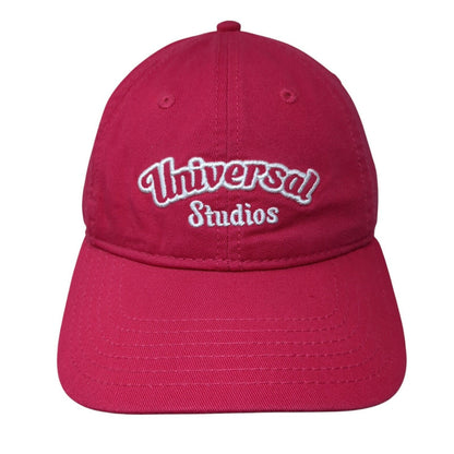 Universal Studios Strapback Hat Pink One Size Adjustable Embroidered