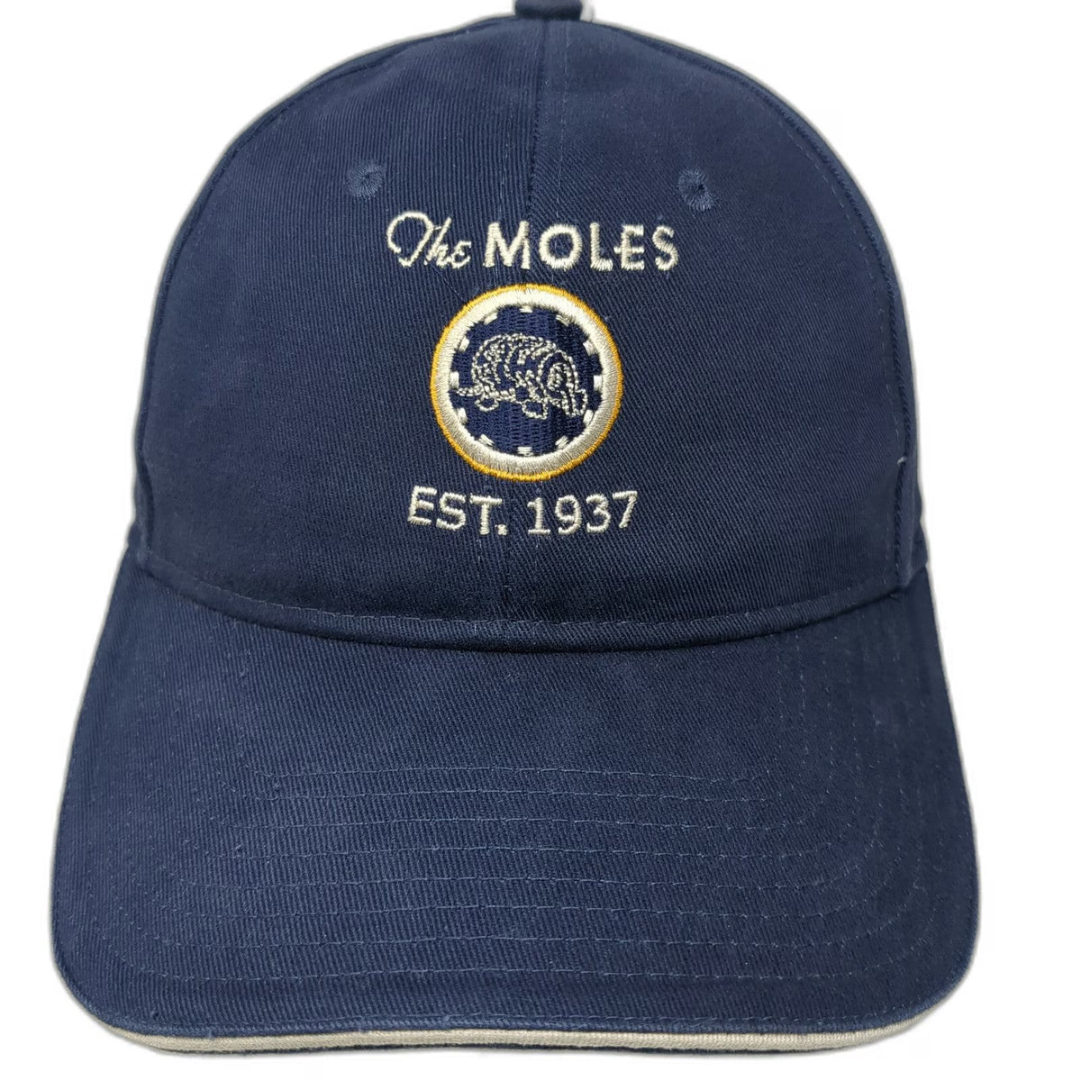 Cap America Baseball Cap Blue One Size The Moles Est 1937 Cotton Slideback Hat