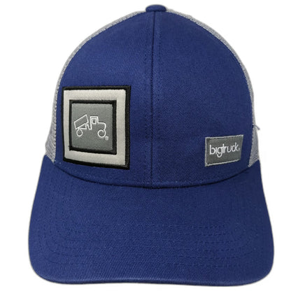 Bigtruck Trucker Hat Blue One Size Mesh Back Graphic Lining Logo Patch Snapback