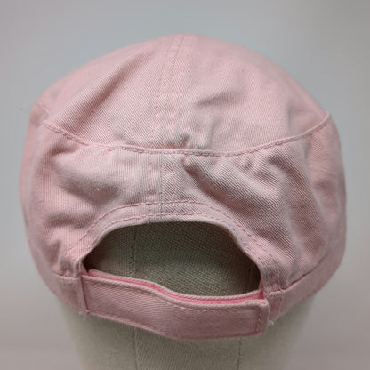 Otto Army Cap Pink One Size Farm Bureau Insurance Logo Cotton Strapback Hat