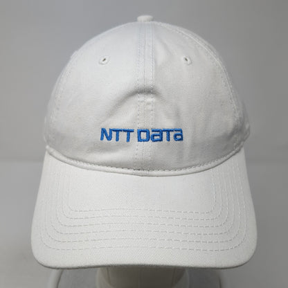 NTT Data Slideback Baseball Cap White OS Adjustable Embroidered 9Twenty New Era