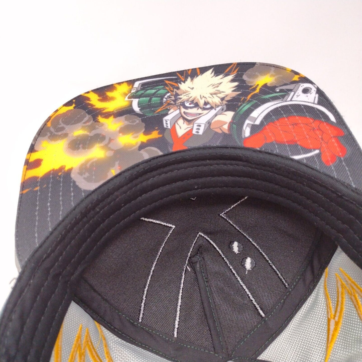 My Hero Academia Bakugo Suit Up Snapback Hat Multicolor OSFM Anime