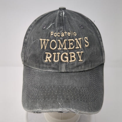 Pocatello Women's Rugby Slideback Hat Gray One Size Distressed Port Authority