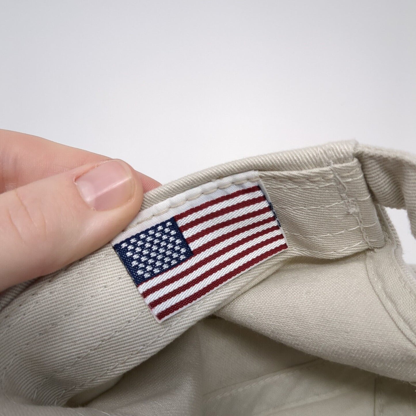 United States of America Washington DC Slideback Hat Tan OSFA 6 Panel