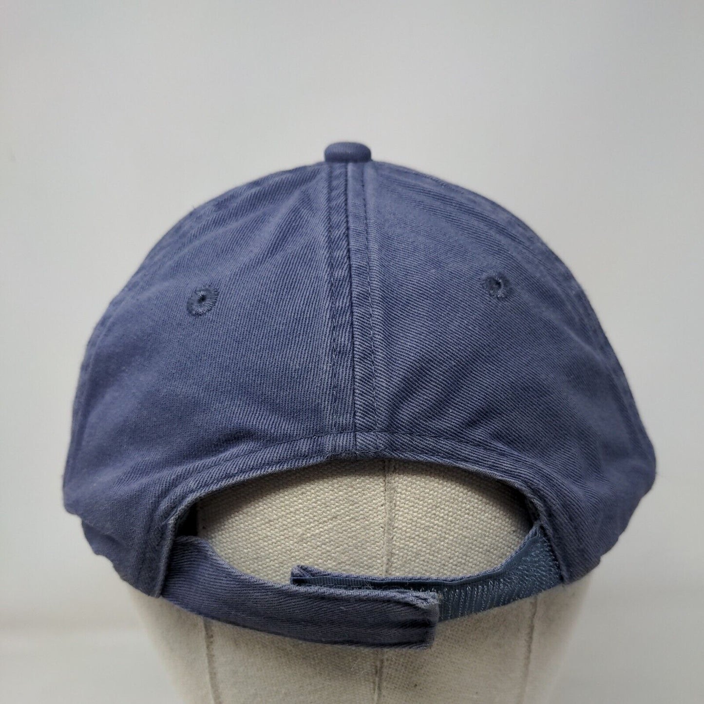 CA San Diego Strapback Hat Blue One Size Adjustable Embroidered Royal Resortwear