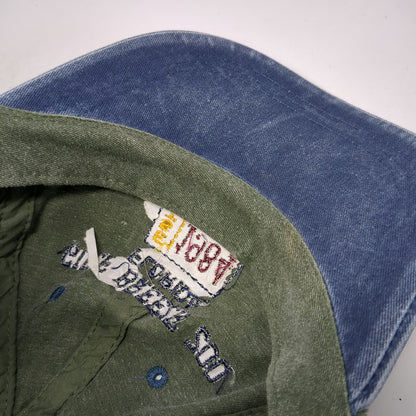South Athletics Gulf Breeze Zoo Florida Green Blue One Size Baseball Cap Hat