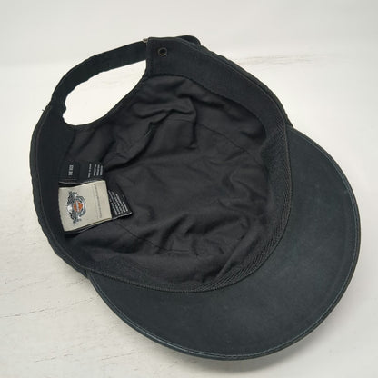 Harley-Davidson Army Cap Gray One Size Rhinestone Skull Embroidered Cotton Hat