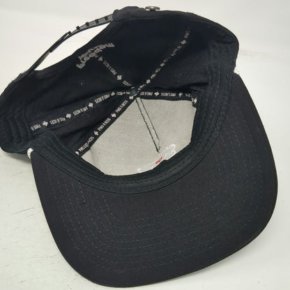 Pins & Aces 5 Panel Black One Size Hat Freedom Youth Tree Heart Rope Snapback
