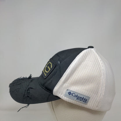 Columbia PFG Performance Fishing Gear Fitted Mesh Back Trucker Hat L/XL Black