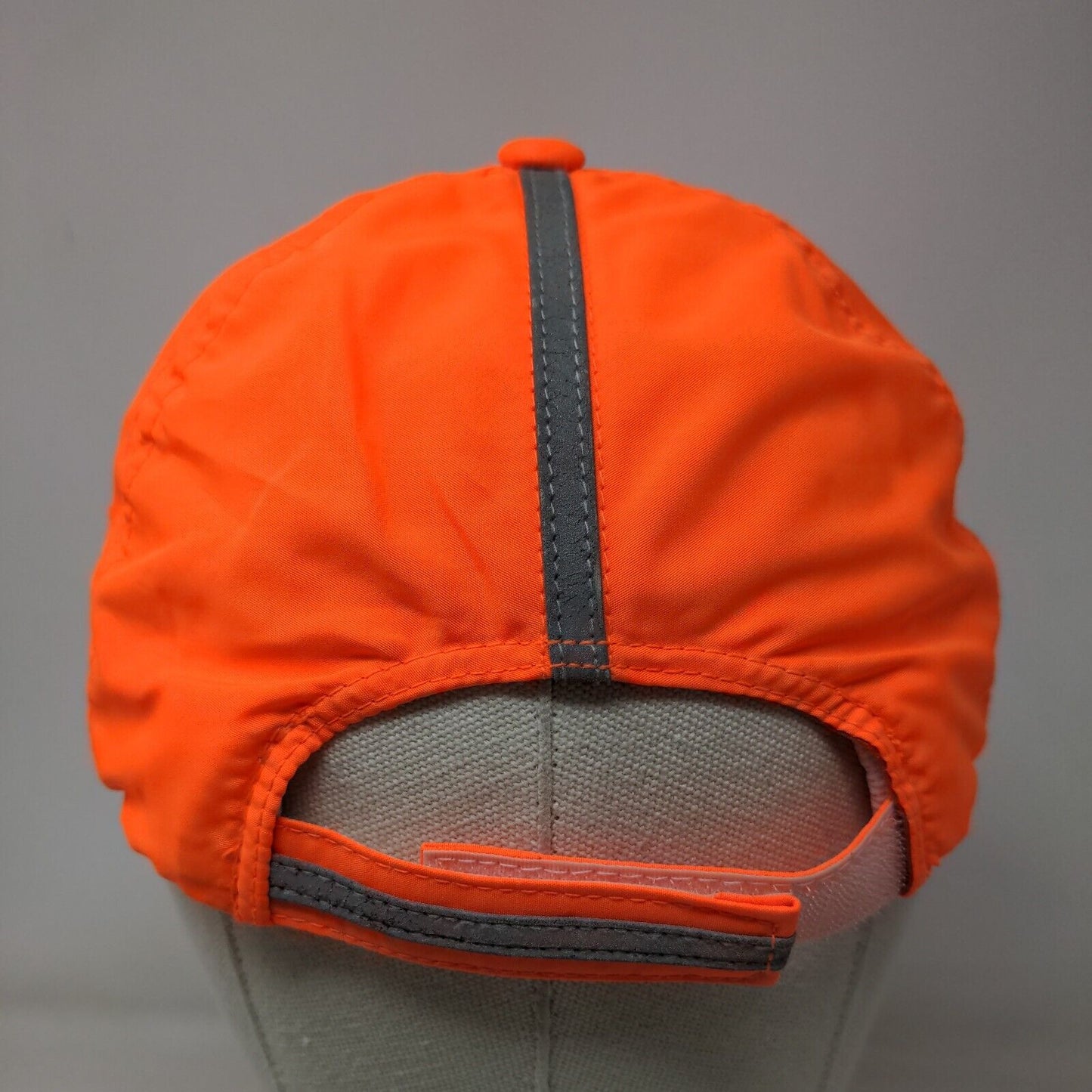 Georgia Division Strapback Hat Orange One Size Embroidered Port Authority