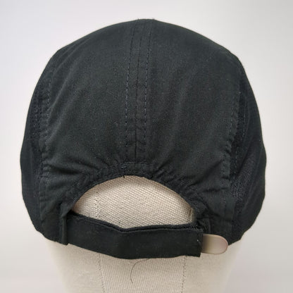 Headsweats Baseball Cap Black OSFM GO! St. Louis Marathon Running Mesh Strapback