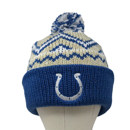 NFL Team Apparel Men's Knit Beanie Hat Indianapolis Colts Blue OSFA W/Tags