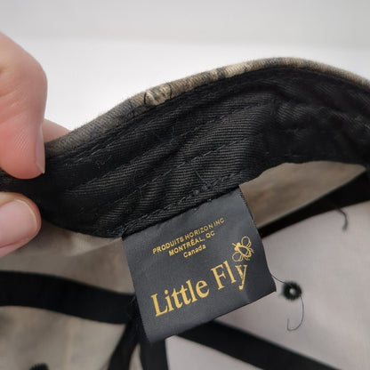 Little Fly Strapback Hat Camouflage One Size Adjustable Vented Holes 6 Panel