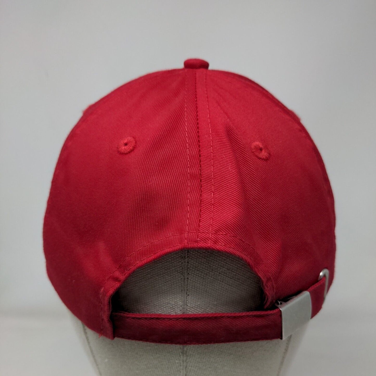 Skillets Slideback Hat Red One Size Solid Embroidered Port Authority