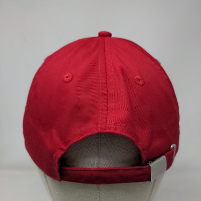 Skillets Slideback Hat Red One Size Solid Embroidered Port Authority