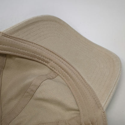 H&M Baseball Cap Beige L Adjustable Slideback Strap 100% Cotton Plain Solid Hat