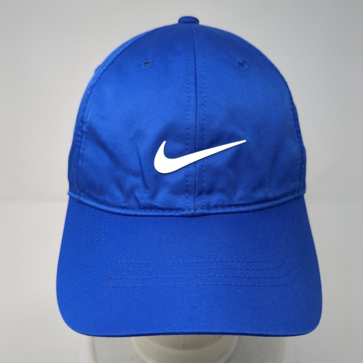 Nike Golf Strapback Hat Blue One Size Adjustable Swoosh Mike Simpson