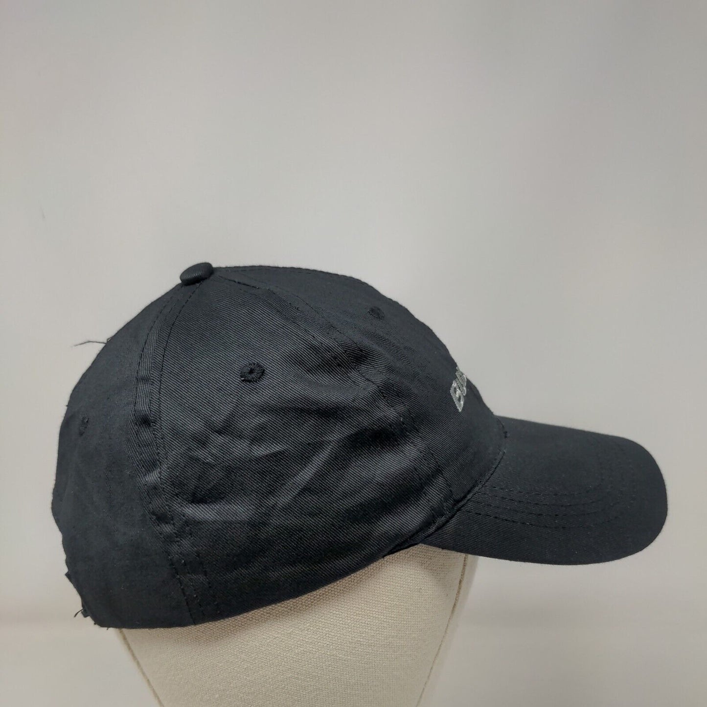 Bud Light Strapback Hat Black OSFA Adjustable Embroidered 6 Panel Cotton