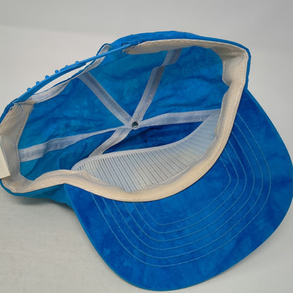 Camel 5 Panel Blue Hat Vintage Joe Camel Smooth Character Nylon Snapback Cap