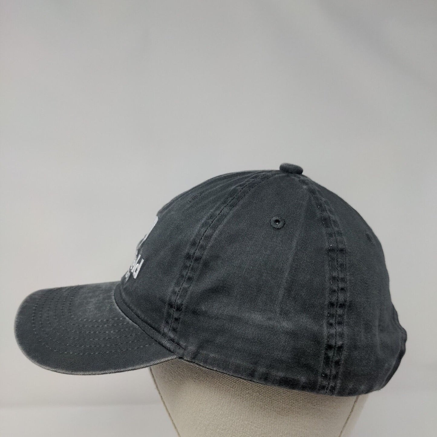 Greenfield Custom Meat Strapback Hat Gray One Size Adjustable Port Authority