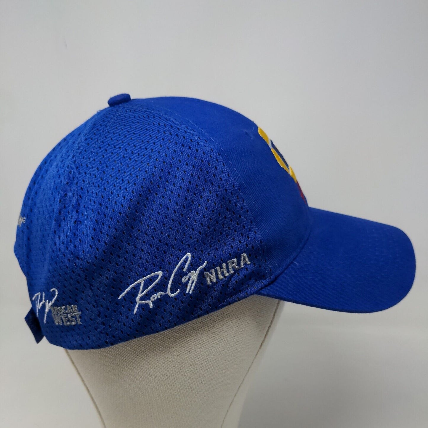 NAPA Racing Men's Strapback Hat Blue Embroidered Logo Nascar Cup Indy Car Logo