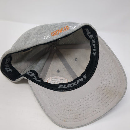 GS The Grower Station Fitted Hat Gray L/XL Embroidered 6 Panel Flexfit Yupoong