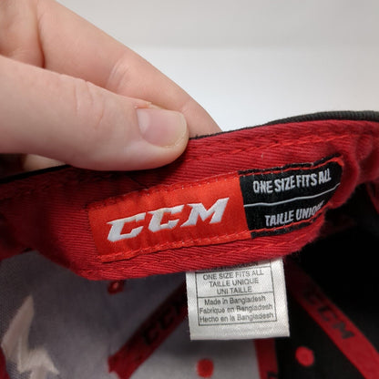 CCM Snapback Hat Multicolor One Size Adjustable Embroidered 6 Panel Cotton