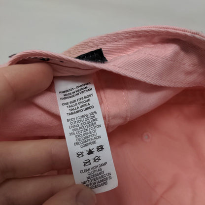 Nike Slideback Hat Pink OSFM Adjustable Embroidered Vented Holes Heritage86