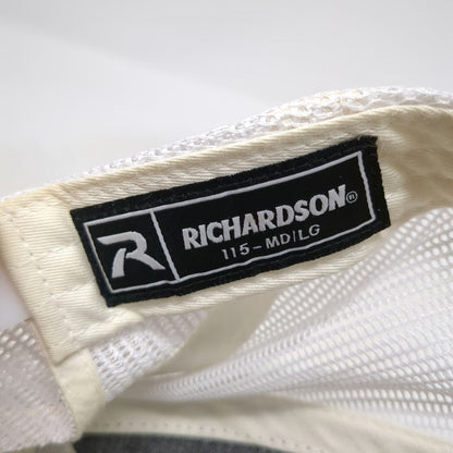 Richardson Trucker Hat Blue White L Mesh Snapback Bakes Brewing Co Embroidered