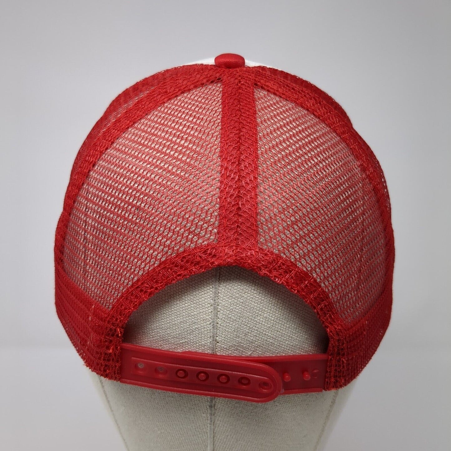Get Your Heart On Snapback Trucker Hat Red One Size Adjustable Mesh Back