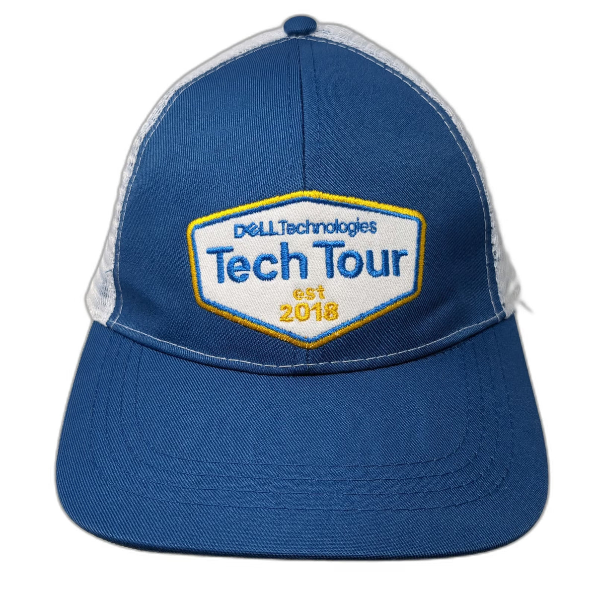 Dell Technologies Tech Tour Blue One Size Trucker Hat Mesh Snapback 2018