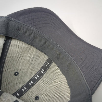 Under Armour Baseball Cap Gray XL Embroidered Logo Stretch Fit Six Panel Hat