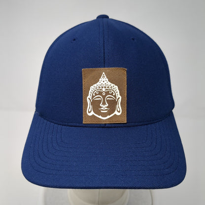Buddha Gear Strapback Hat Blue One Size Adjustable Flexfit 110 Yupoong