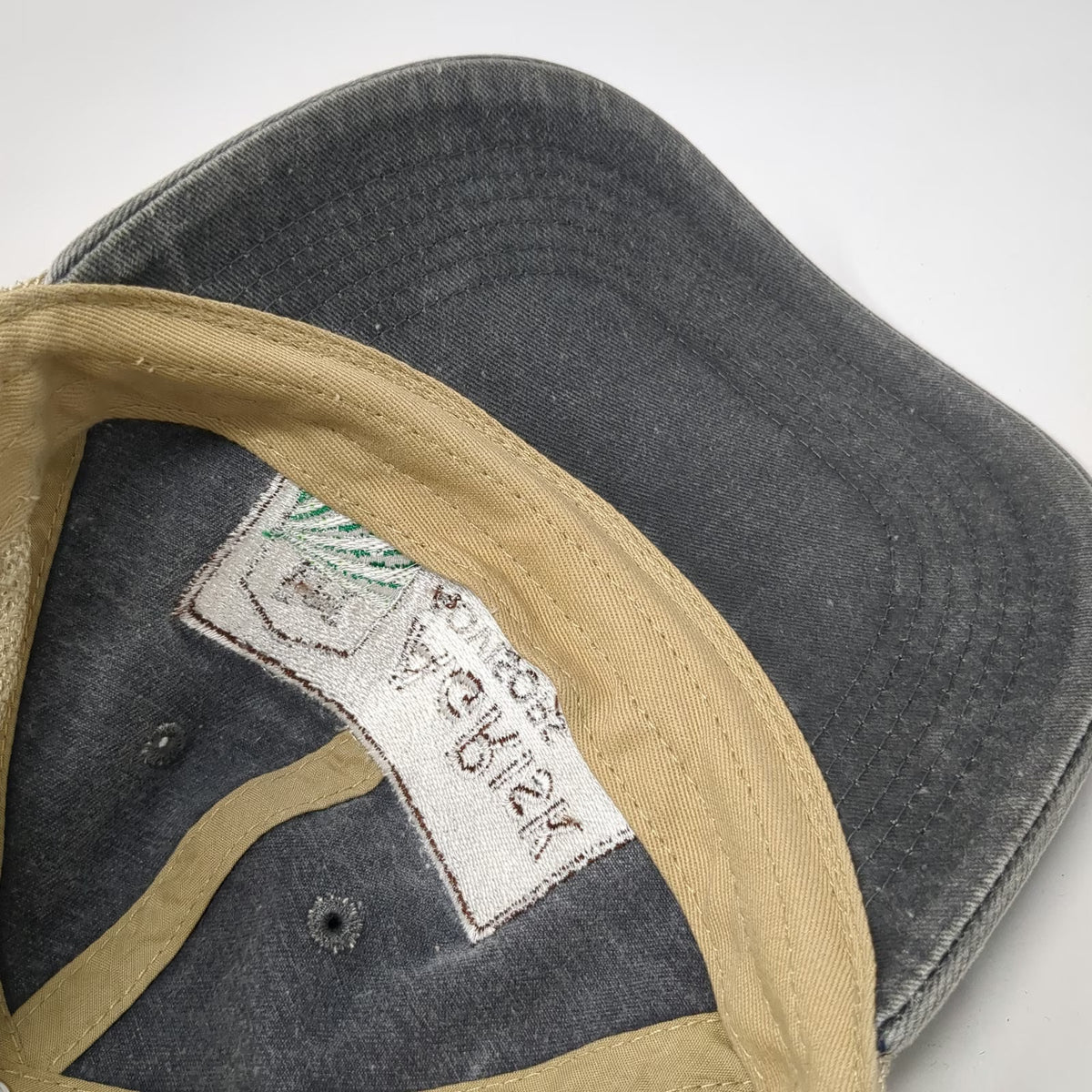 Ouray Trucker Hat Gray Beige One Size Mesh Snapback Patch AgRisk Advisors