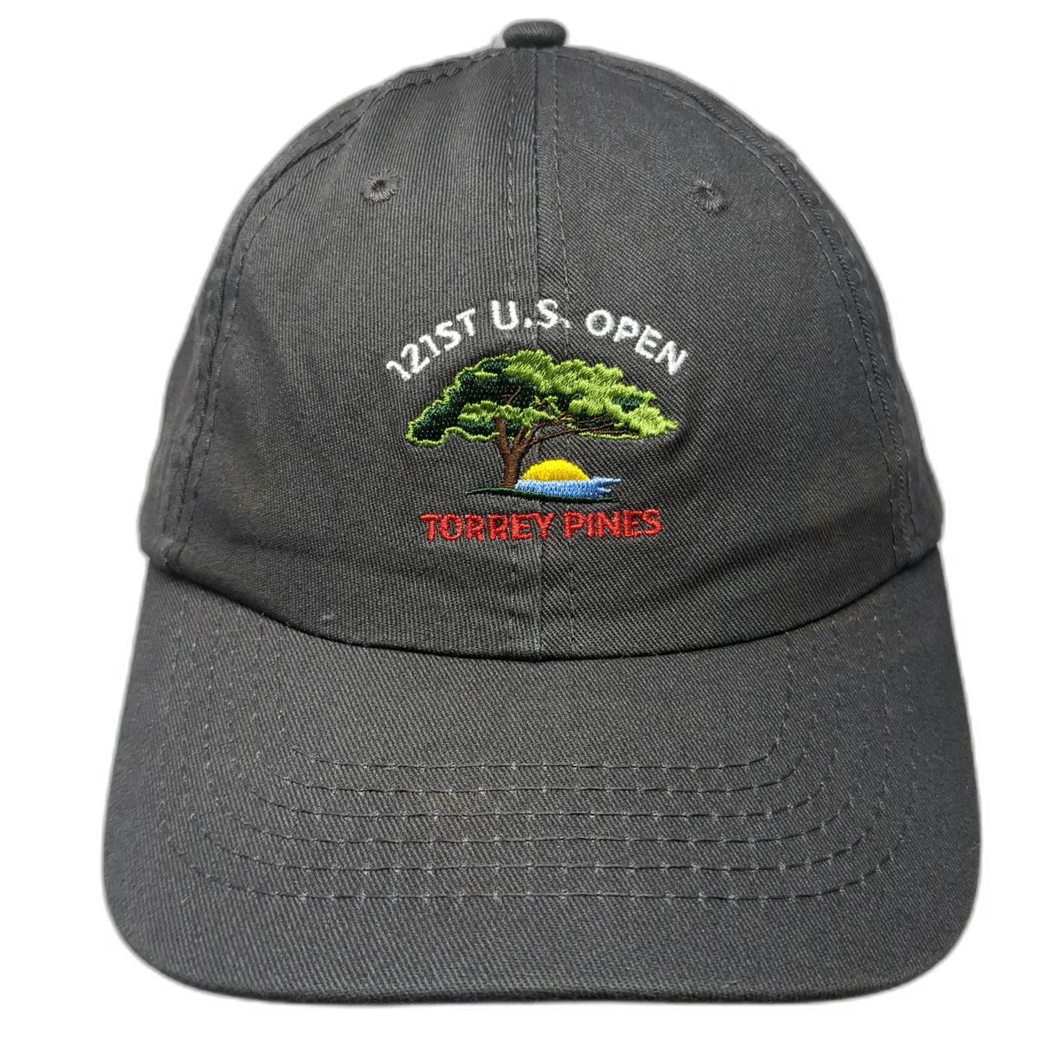 USGA 121st U.S. Open Torrey Pines Member Gray Baseball Cap Hat One Size Golf