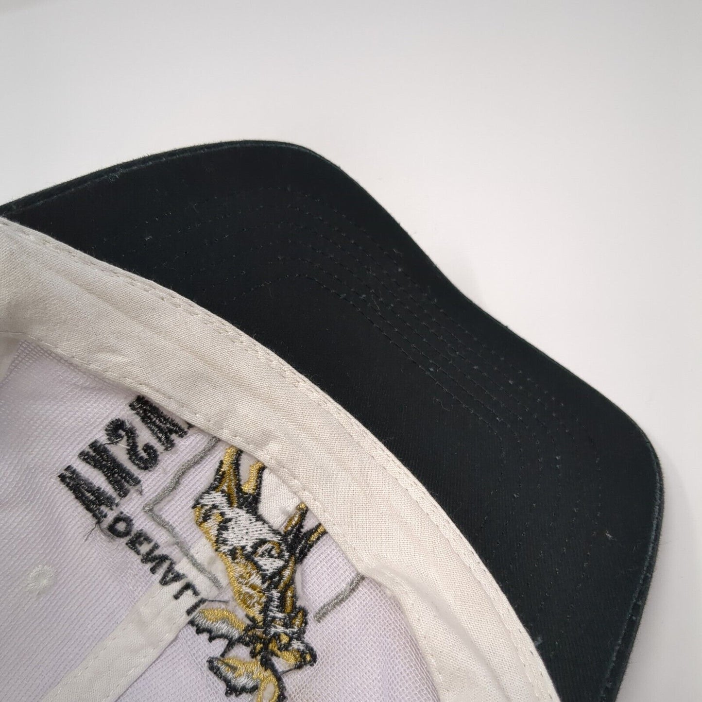 Alaska Denali Strapback Hat White One Size Adjustable Embroidered Cotton