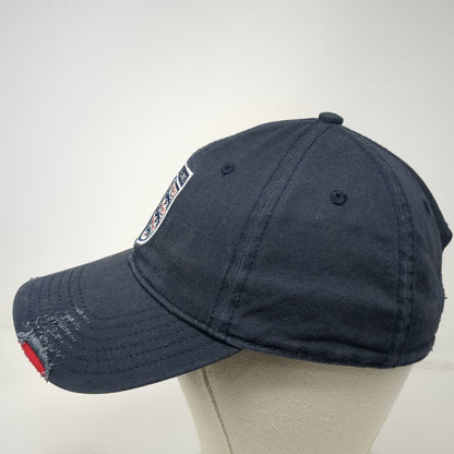New Era England Soccer-National Blue Cap Hat One Size Three Lions Slideback FA