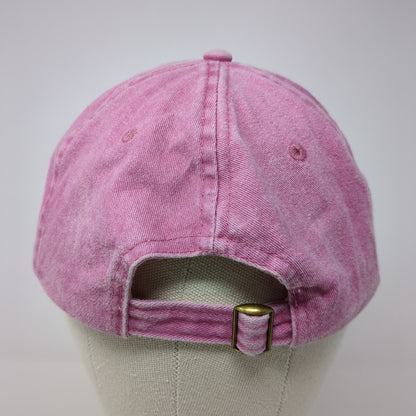 Dog Mom Slideback Hat Pink One Size Adjustable Embroidered 6 Panel Pacific Brim